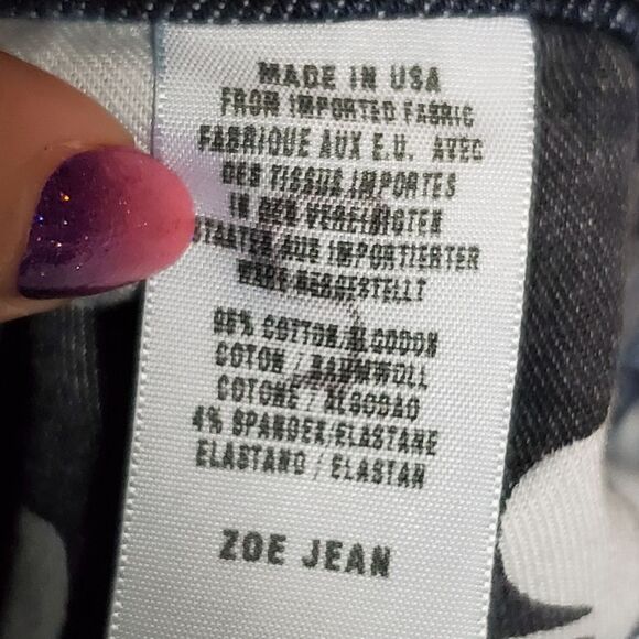 Lucky Brand Dark Wash Flare Leg Zoe Jean Size 6 - Picture 4 of 7